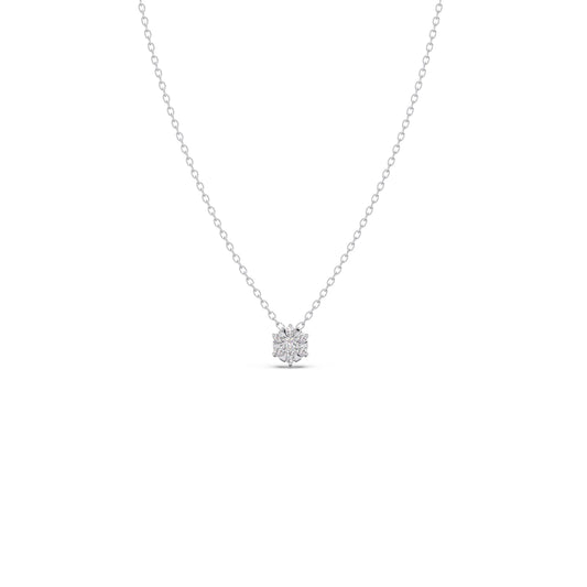 Starburst Floral Diamond Platinum Pendant Starburst Floral Diamond Platinum Pendant - Plt