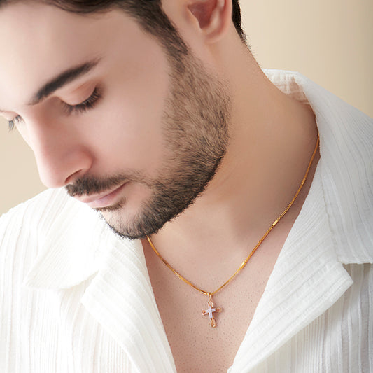 account-offers Dainty Diamond Cross Pendant