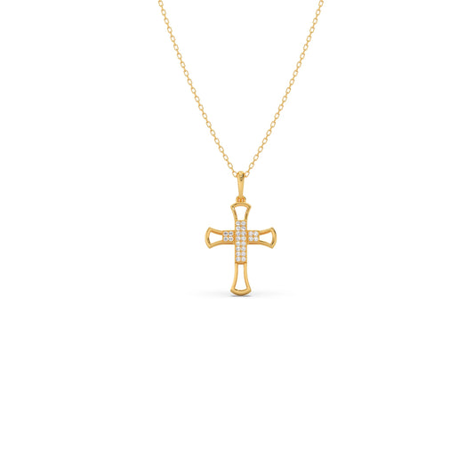 card-product Dainty Diamond Cross Pendant