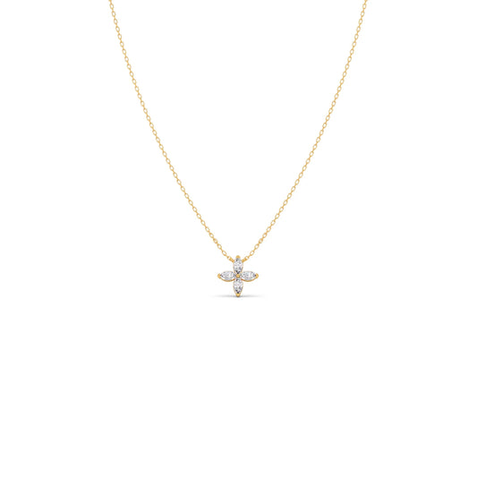 card-product Four Leaf Marquise Diamond Pendant