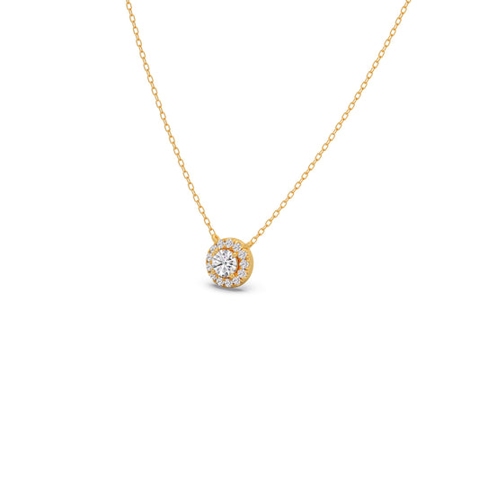 Floating Round Diamond Pendant Floating Round Diamond Pendant