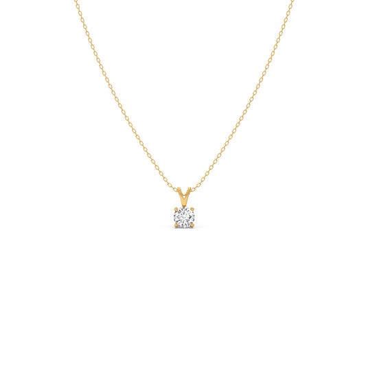 card-product 0.53 ct Round Diamond Luna Halo Pendant
