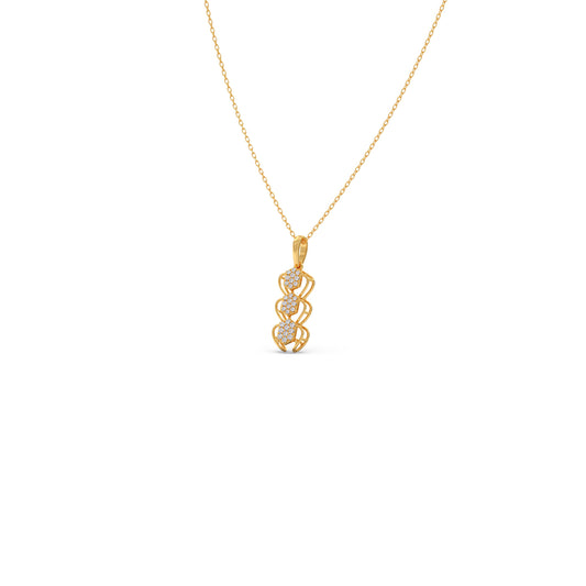 account-offers Antiqua Drop Diamond Pendant Necklace