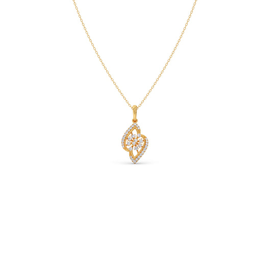 card-product Floral Mirage Diamond Pendant Necklace