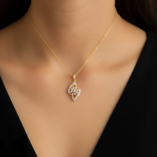 Floral Mirage Diamond Pendant Necklace Floral Mirage Diamond Pendant Necklace