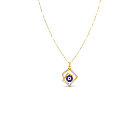 card-product Blue Evil Eye Diamond Pendant