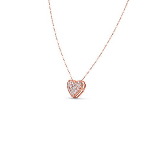 Lustrous Heart Diamond Pendant Lustrous Heart Diamond Pendant