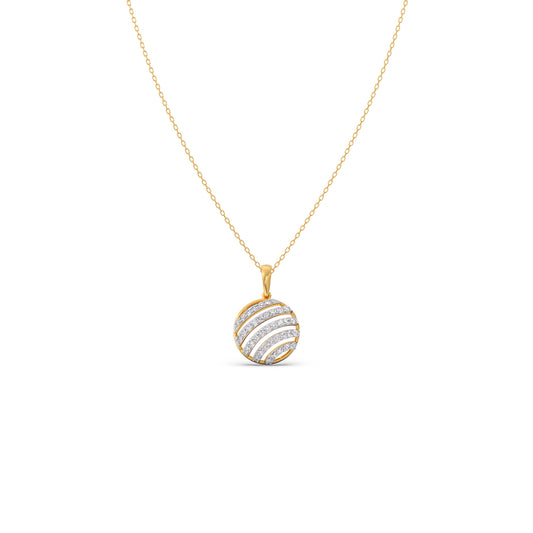 Stellar Orbit Diamond Chain Pendant Stellar Orbit Diamond Chain Pendant - Yellow