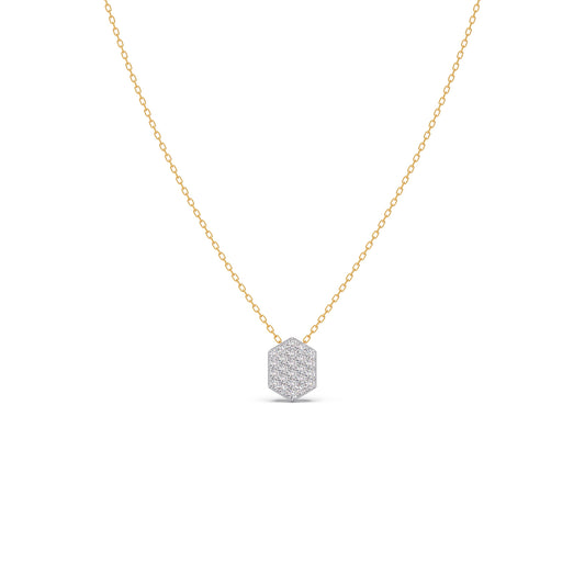Golden Hive Diamond Chain Pendant Golden Hive Diamond Chain Pendant - Yellow