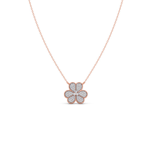 Bloomette Diamond Pendant Necklace Bloomette Diamond Pendant Necklace - Rose