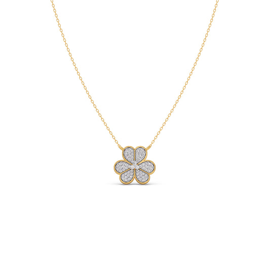 Bloomette Diamond Pendant Necklace Bloomette Diamond Pendant Necklace - Yellow