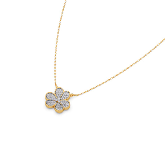 Bloomette Diamond Pendant Necklace Bloomette Diamond Pendant Necklace - Yellow