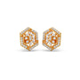 Celestial Hex Diamond Stud Earrings Celestial Hex Diamond Stud Earrings