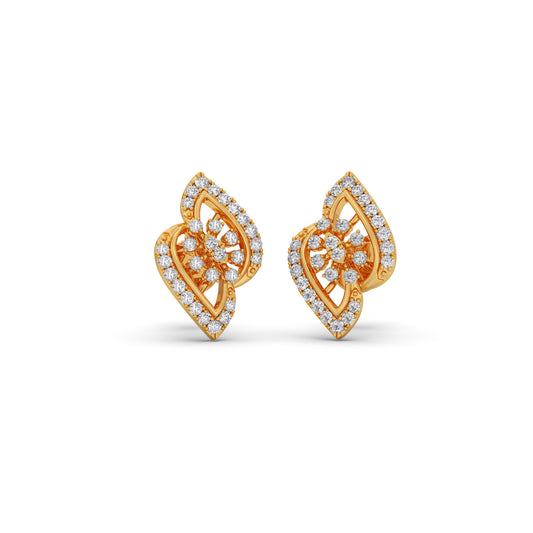 card-product Floral Mirage Diamond Stud Earrings