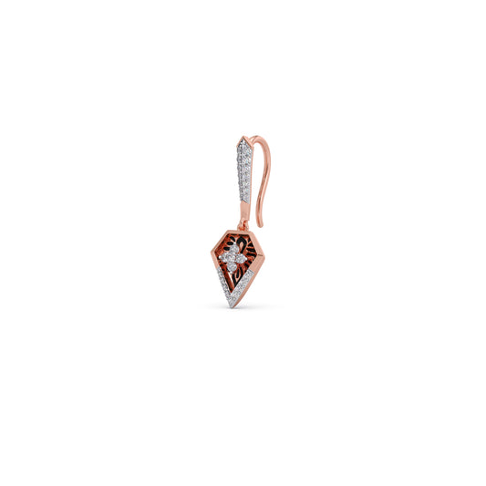 Empress Kite Diamond Drop Earrings Empress Kite Diamond Drop Earrings - Rose