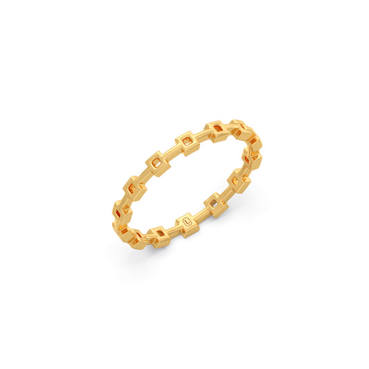 Cubic Link Gold Band Cubic Link Gold Band - Yellow