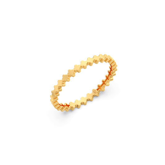 Quatrefoil Link Gold Band Quatrefoil Link Gold Band - Yellow