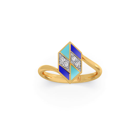Azure Hexa Diamond Ring Azure Hexa Diamond Ring - Yellow