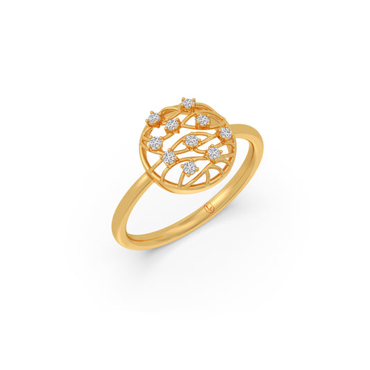 Floret Weave Diamond Ring Floret Weave Diamond Ring - Yellow
