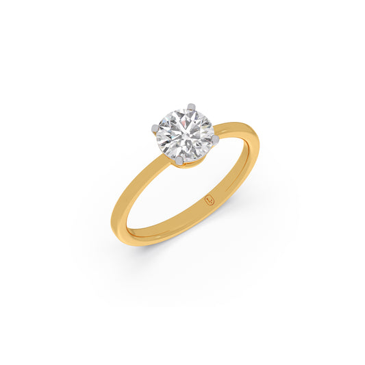 Versatile Round Solitaire Ring Versatile Round Solitaire Ring - Yellow