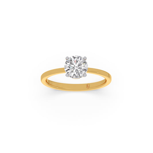 Versatile Round Solitaire Ring Versatile Round Solitaire Ring - Yellow