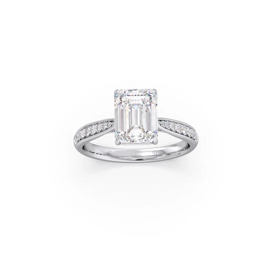 1.70 Cts Emerald Cut Diamond Engagement Ring 1.70 Cts Emerald Cut Diamond Engagement Ring
