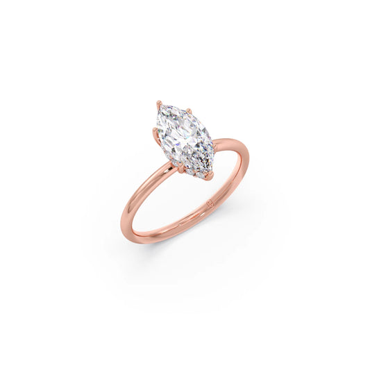 card-product Classic Marquise Shape Engagement Ring - 1.50 Cts