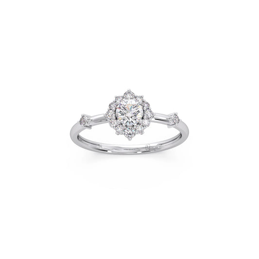 Starburst Diamond Engagement Ring Starburst Diamond Engagement Ring