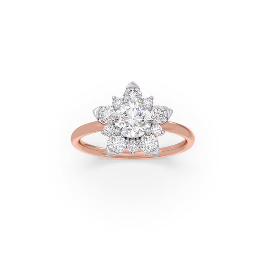 Celestial Flower Diamond Ring Celestial Flower Diamond Ring - Rose