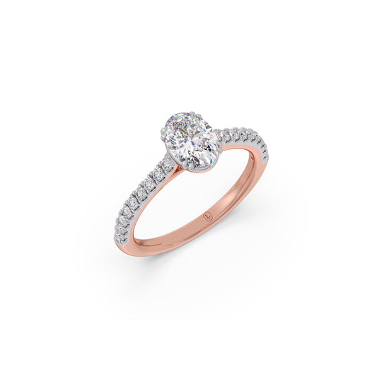 Timeless Oval Cut Engagement Ring Timeless Oval Cut Engagement Ring - Rose