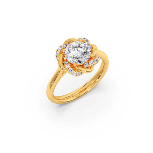 Eternal Twist Diamond Solitaire Ring Eternal Twist Diamond Solitaire Ring - Yellow