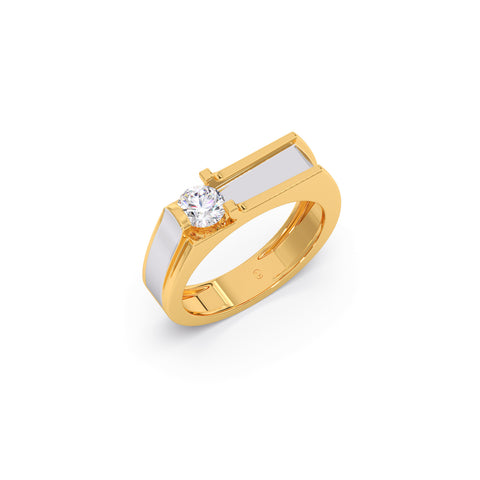 The Classic Solitaire Men's Ring