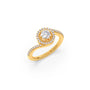 Round Halo Twist Engagement Ring – 0.50 ct Round Halo Twist Engagement Ring – 0.50 ct