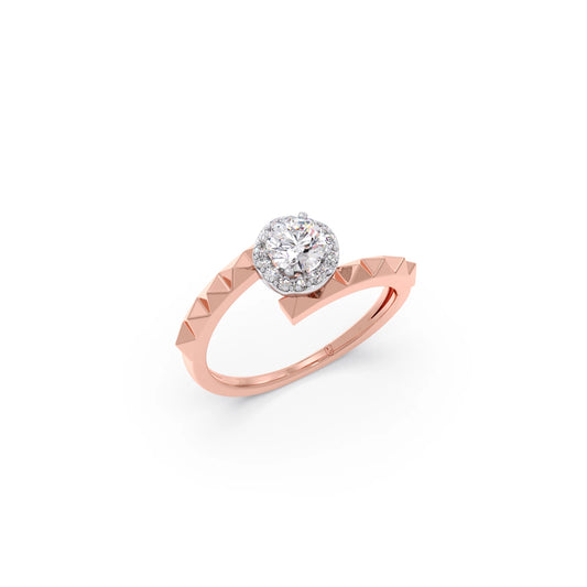 Celestia Halo Engagement Ring Celestia Halo Engagement Ring - Rose