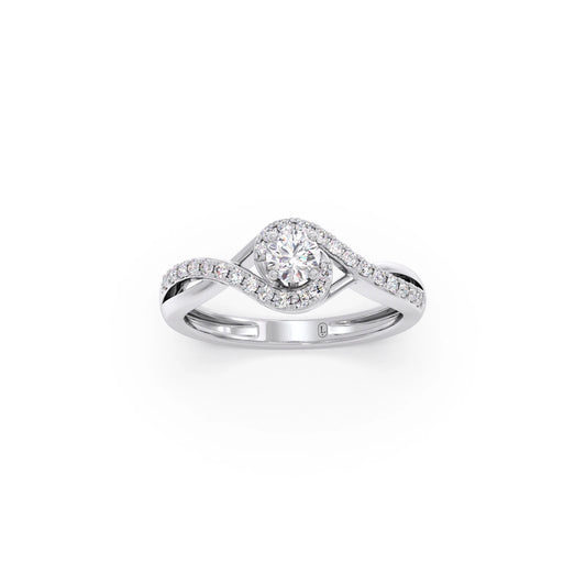 account-offers Round-Cut Solitaire Engagement Ring