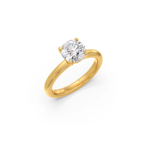 Round Classic Solitaire Engagement Ring