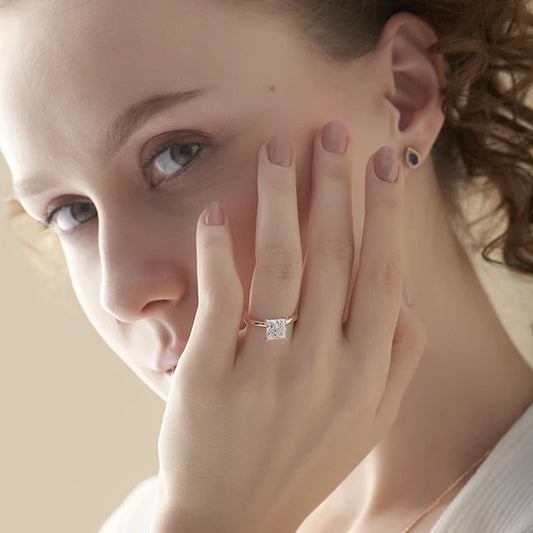 Princess Cut Solitaire Engagement Ring Princess Cut Solitaire Engagement Ring