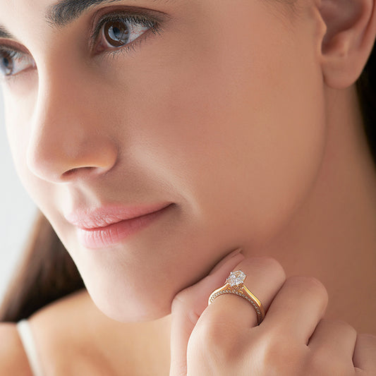 Oval Hidden Halo Engagement Ring Oval Hidden Halo Engagement Ring