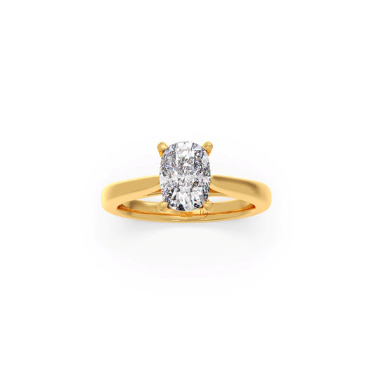 Cushion Cut Classic Solitaire Engagement Ring Cushion Cut Classic Solitaire Engagement Ring
