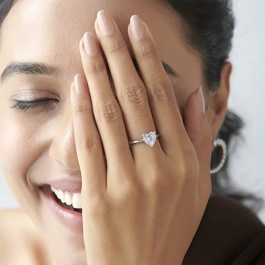 1.50 ct Classic Heart Shape Solitaire Ring 1.50 ct Classic Heart Shape Solitaire Ring