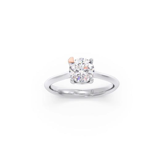 account-offers 1 Ct Classic Round Shape Solitaire Ring