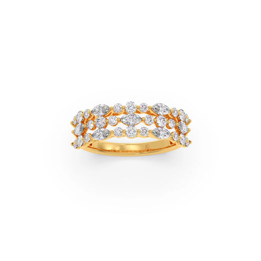 Marquise & Round Diamond Cluster Ring Marquise & Round Diamond Cluster Ring