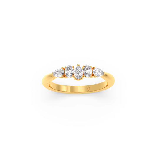 Dewdrop Band Diamond Ring Dewdrop Band Diamond Ring