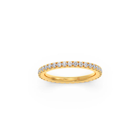 Small Round Diamond 0.72ct Eternity Band Small Round Diamond 0.72ct Eternity Band - Yellow