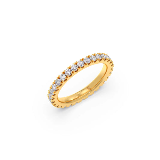 Small Round Cut Diamond 1.05ct Eternity Band Small Round Cut Diamond 1.05ct Eternity Band - Yellow