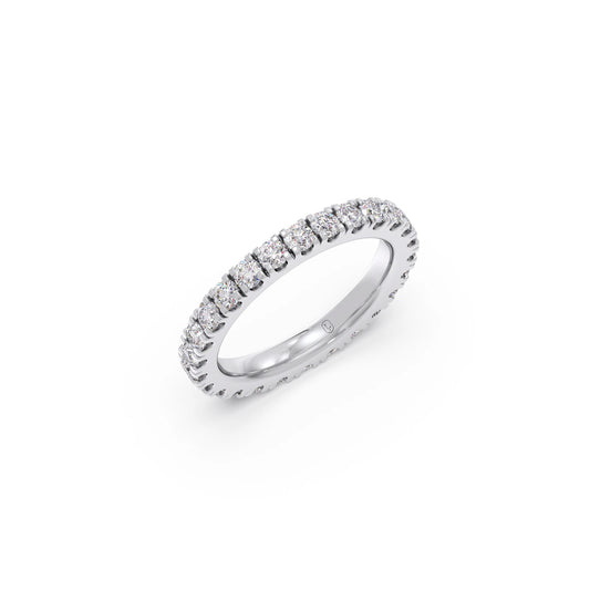 Micro Prong Set Eternity Diamond Band 1.50ct Micro Prong Set Eternity Diamond Band 1.50ct - White