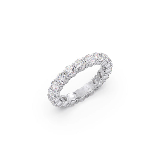 3.06CT Round Cut Diamond Eternity Band 3.06CT Round Cut Diamond Eternity Band - White