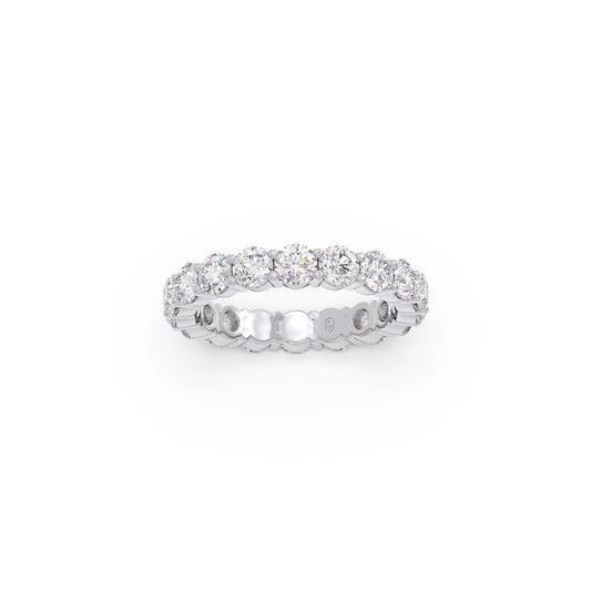 3.06CT Round Cut Diamond Eternity Band 3.06CT Round Cut Diamond Eternity Band - White