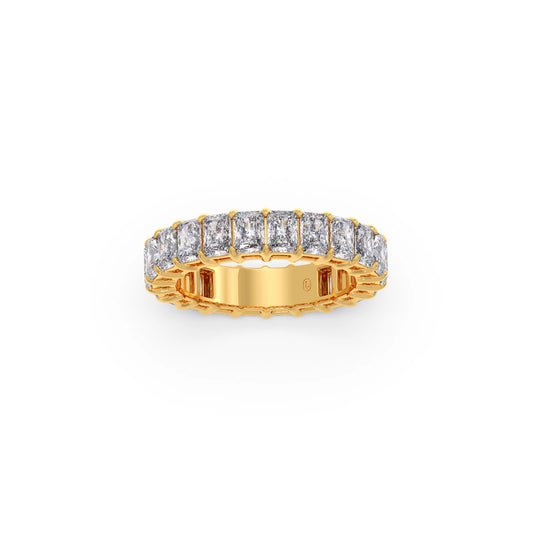 3.86ct Radiant Cut Diamond Eternity Band 3.86ct Radiant Cut Diamond Eternity Band