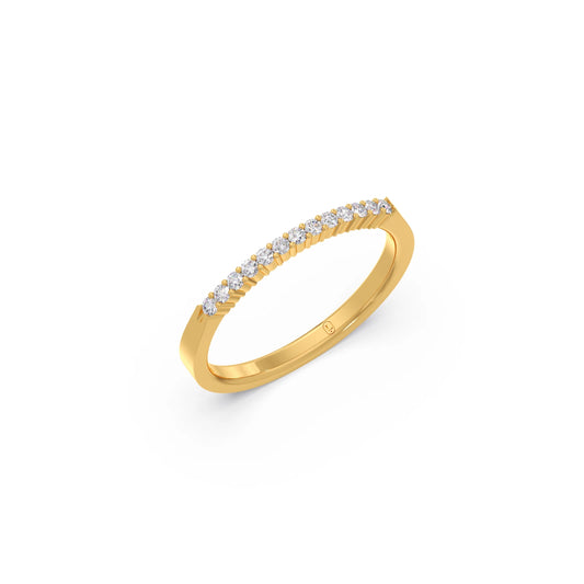 Round Diamond 0.13ct Eternity Band Round Diamond 0.13ct Eternity Band - Yellow